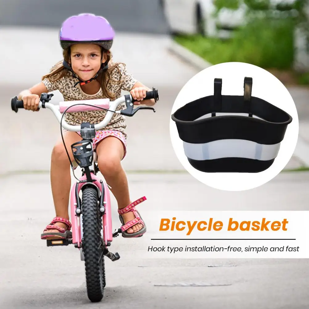 Cesta de Bicicleta Grande Capacidade, Conveniente, Universal, Guiador Frontal, Armazenamento, Scooter, Acessórios de Bicicleta