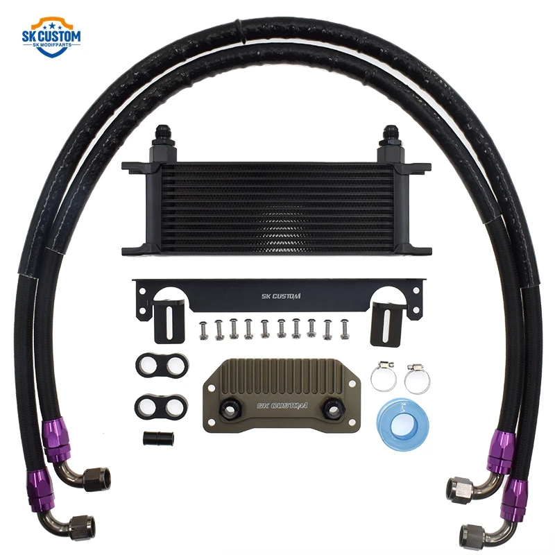 MSSK CUSTOM Oil Cooler Kit for Volvo S60L XC60 V40 V60 Cross Country 2.0T T5 T6 Engine Cooler Kit OE 31293761 31368636