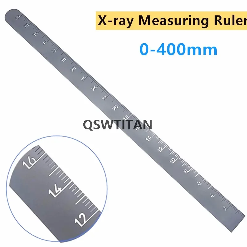 Orthopedic instrument X-ray measuring ruler perspective development film measuring tool stainless steel caliper