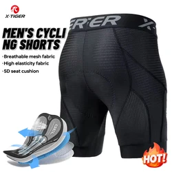 X-TIGER Shorts de Cyclisme Hommes avec Coussin 5D Gel Rembourré, sous Vetement Cycliste VTT Séchage Rapide et Respirant Culottes