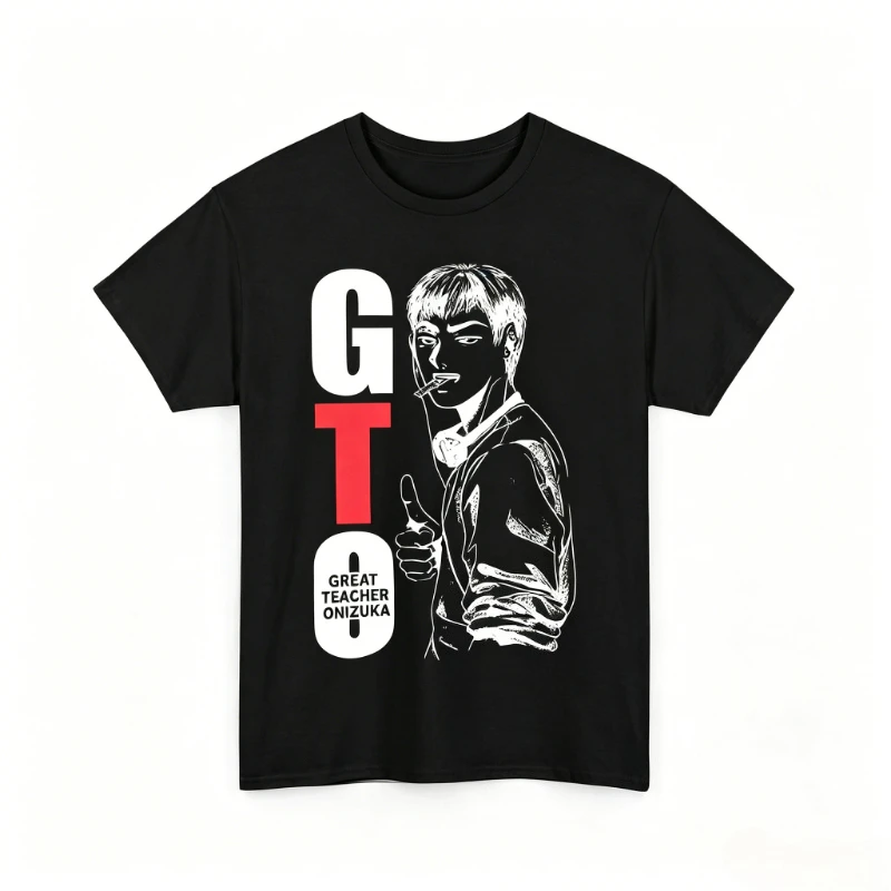 Summer Great Teacher Onizuka T-shirt - Eikichi Onizuka Funny Japanese Shonen Tee Women's Men's Round Neck Short Sleeve Hot Sale