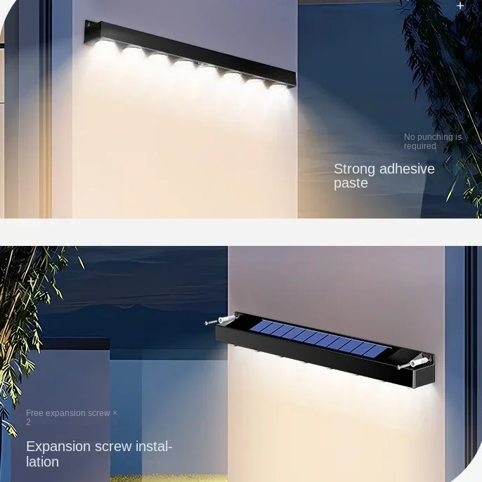 Solar Signboard Light Outdoor Wall Lamp Courtyard Lighting Exterior Wall Corridor Stair Light  outdoor lighting  wall light