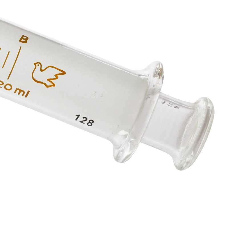 Seringa De Vidro 1ml-100ml Vidro Injector Sampler Seringa Laboratório Vidraria Injector Sampler Dispensação com Tinta Medicina Química