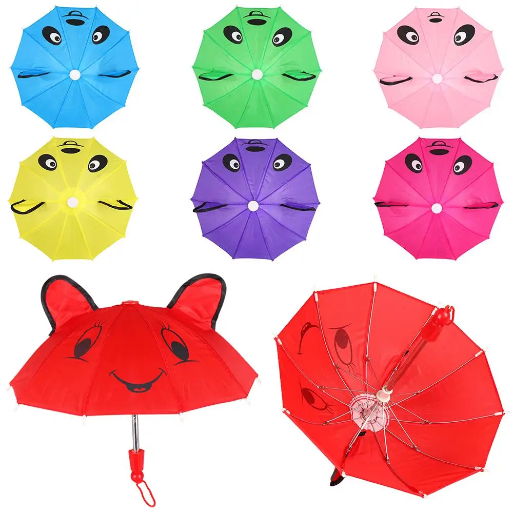 Fashion Dolls Toys Animal Patterns Umbrellas Doll Accessories Umbrella Sunshade