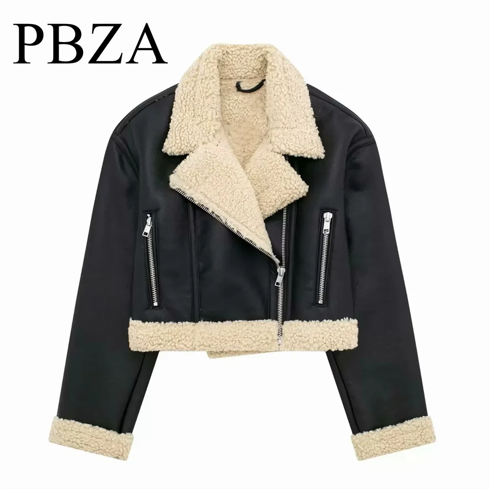 

2024 Autumn/Winter New Product Women's Wear Fur Integrated Double sided Jacket Leather Jacket Casual Jacket