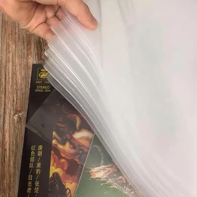 87HD 50Pcs Anti-static Container DVD Disc Protective Plastic Bags Blu-ray