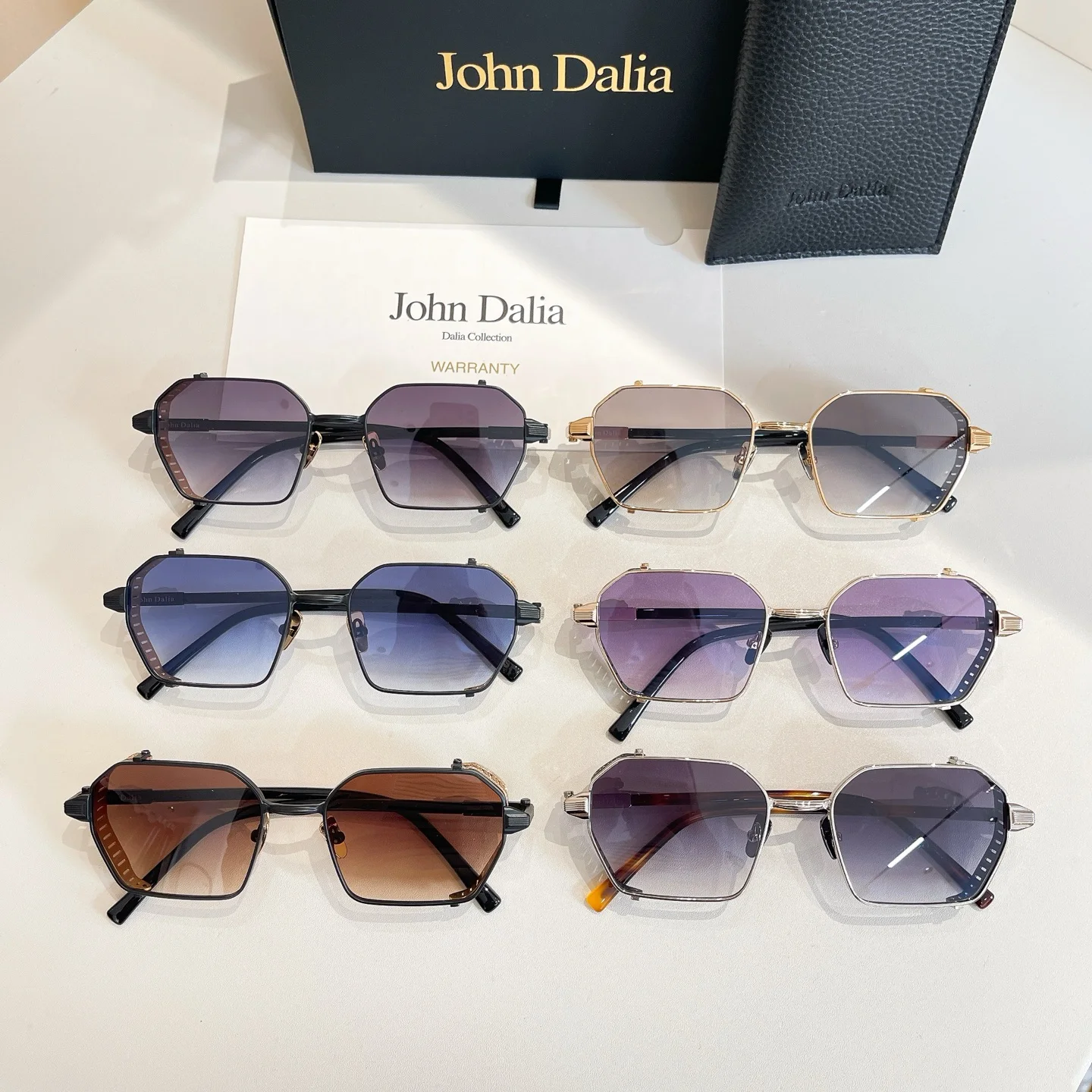 

Fashion For JOHN DALIA JD DENNIS Metal Women Sunglasses Brand Desinger New Vintage Shades Eyeware Party Men Sun Glasses With Box