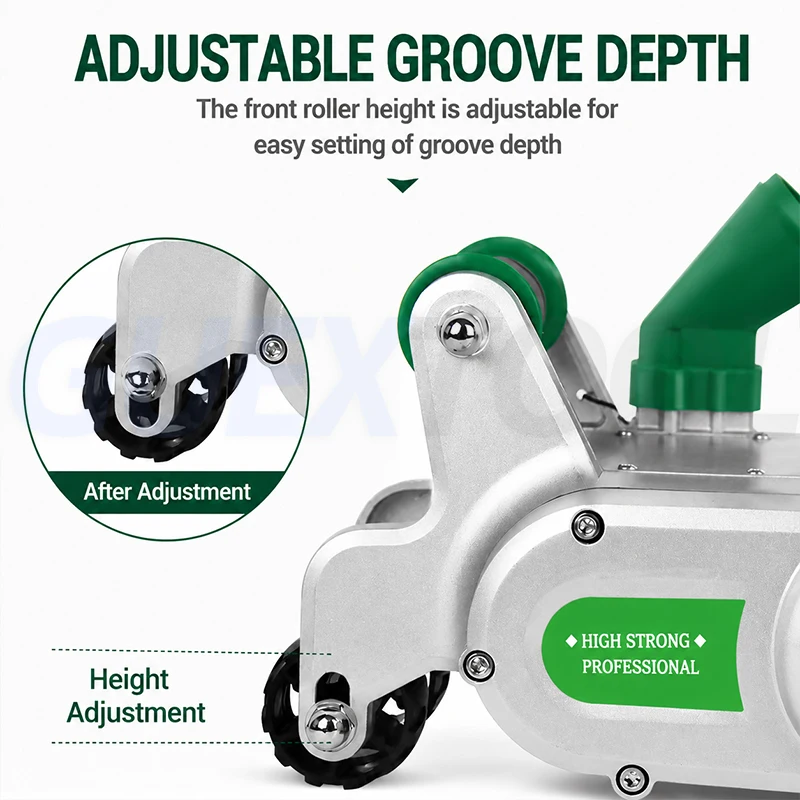 25/35MM Electric Wall Chaser Machine Concrete Wall Grooving Cutter Slot Cutting Tool For Plumbing Electrical Installation Cable view 5