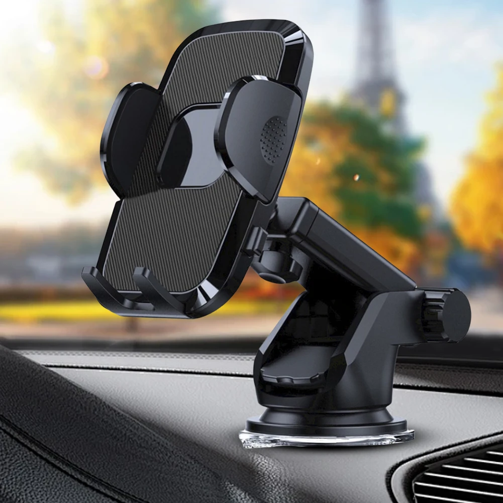 

Крепление для телефона на приборной панели автомобиля, автомобильный держатель для телефона, подставка, присоска, телескопический автомобильный навигационный кронштейн для телефонов шириной 5-9 см, навигатор