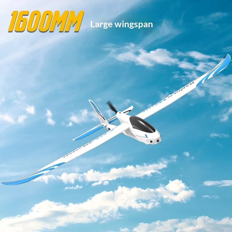 Oulans 75707 Remote Control Fpv Glider Fixed Wing Model Airplane 1600mm Wingspan Plastic Fuselage Easy Assembly For Adult Hobby