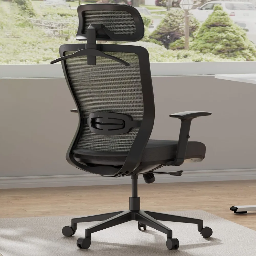 

FLEXISPOT Office Chair Comfy Back Support Ergonomic Office Desk Chair with Comfy Seat Cushion Big and Tall Chair