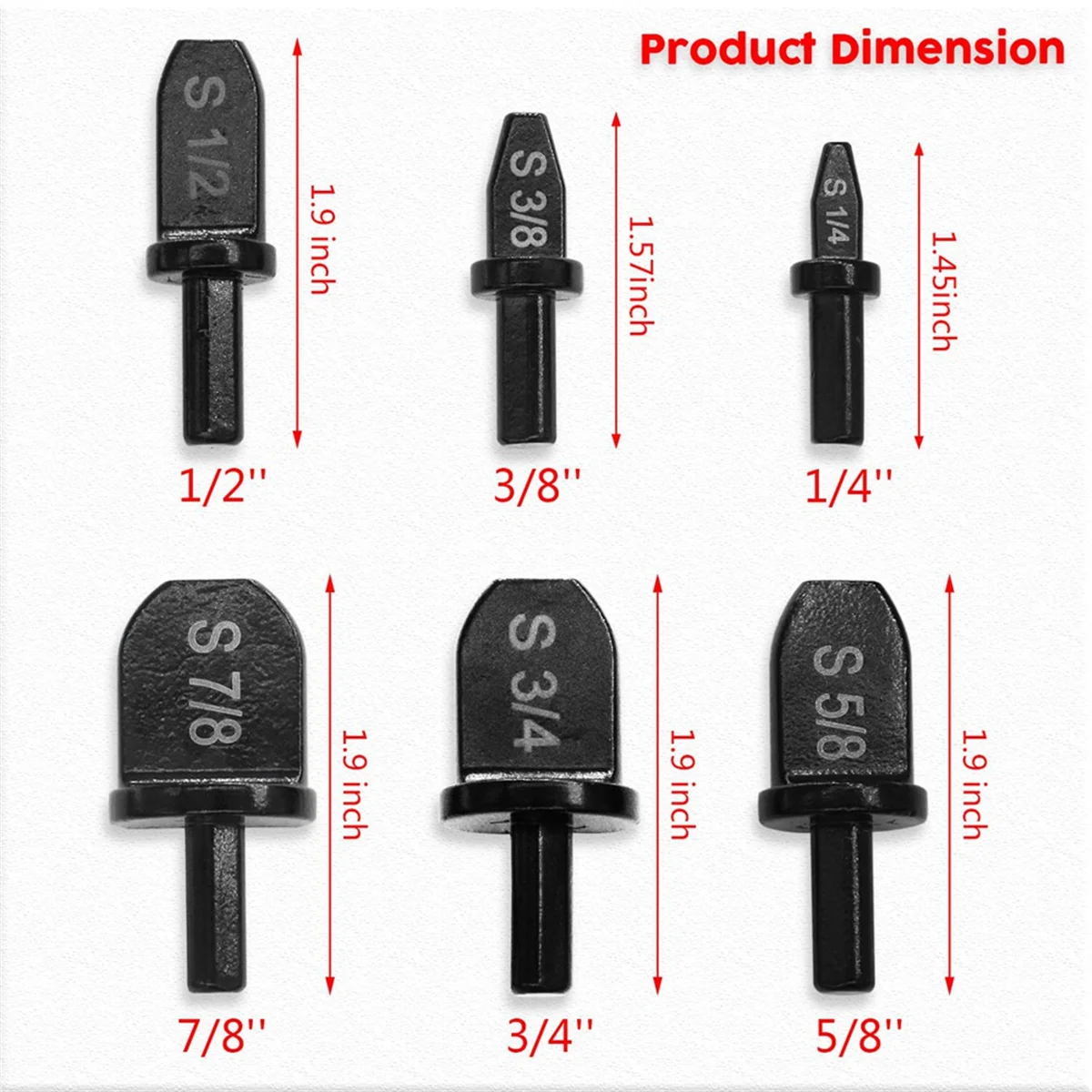 Ferramenta Manual de Tubo de Cobre, 5 em 1, Ar Condicionado, Broca, 6Pcs, 7Pcs