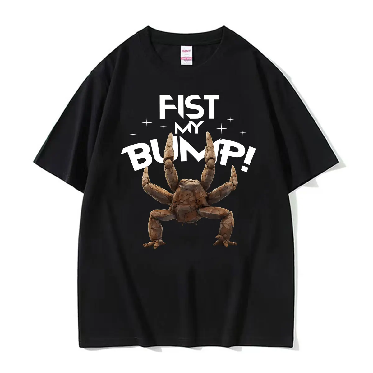 Fist My Bump Rocky Project Hail Mary T-shirts Men Women Clothing Retro Fashion T-shirt Short Sleeve Oversized T Shirt Streetwear