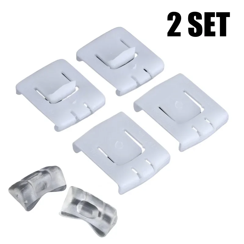 2SET 6 Pcs Car Front Seat Rail Runner Centre Slider Guide 435881203A C10 For GOLF MK1 MK2 MK3 CORRADO SCIROCCO Plastic