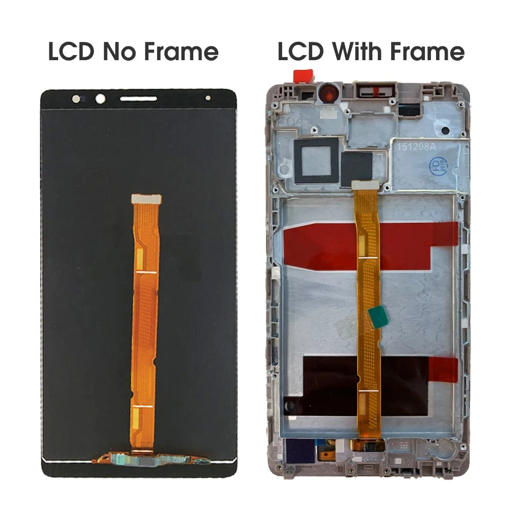 6.0'' For Amoled For Huawei Mate 8 LCD Touch Screen with Frame Digitizer Replacement Display For Mate 8 Mate8 Lcds NXT-L29