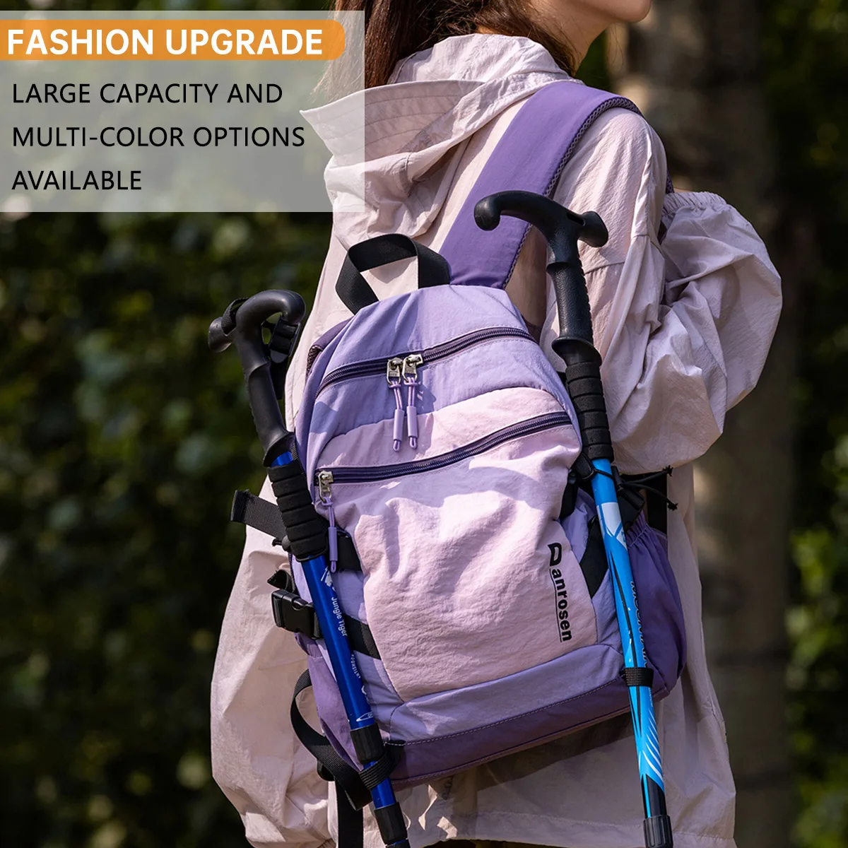 

Backpack Women's Backpack Travel Lightweight School Bag College Student Large Capacity Travel Lightweight Outdoor Hiking Mountaineering Bag