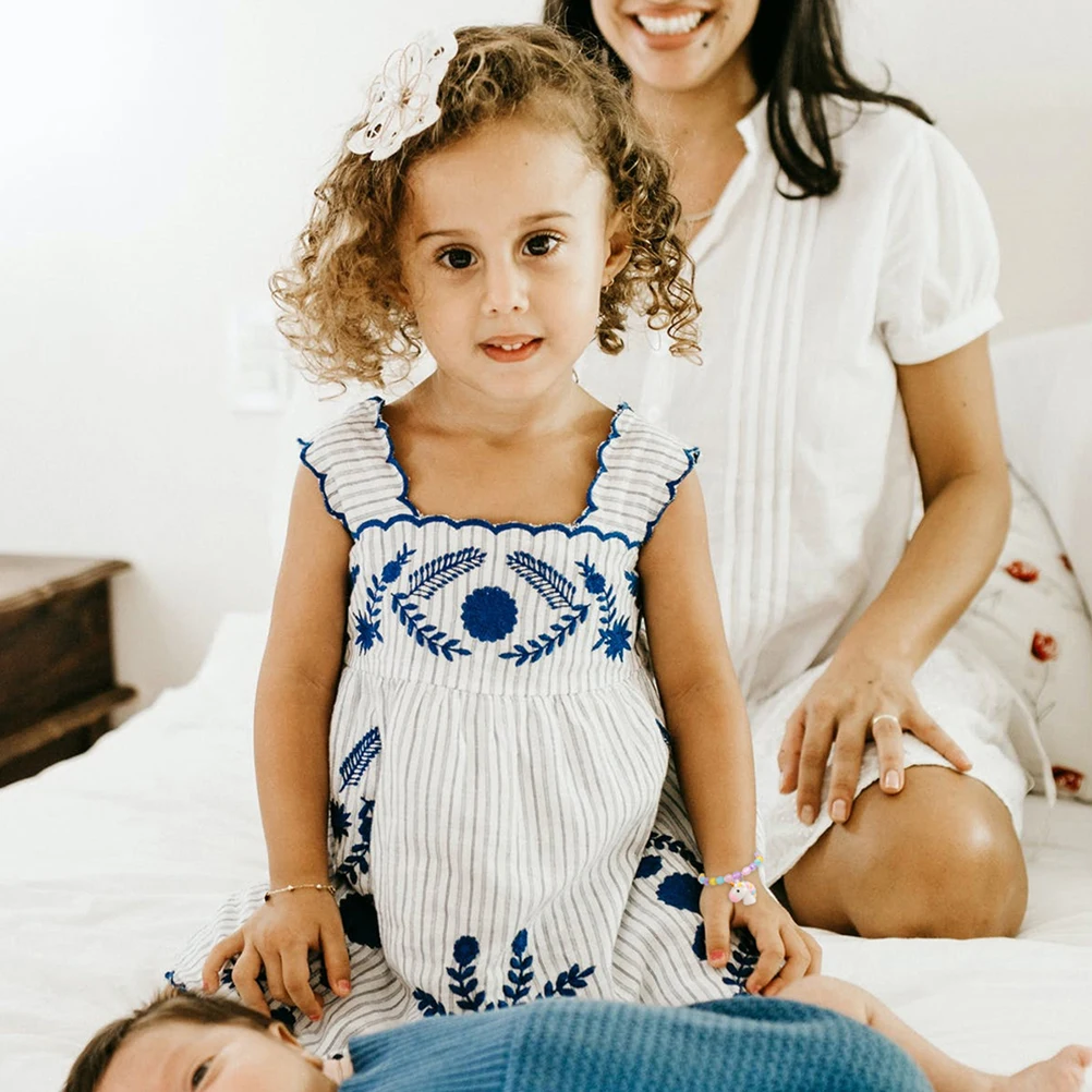 

8Pcs Colorful Beads Unicorn Bracelets Toddler Kids Party Favor Durable Acrylic Candy Color Wrist Decor Kids Wrist Decor