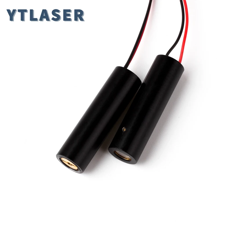 Glass Lens D10x35mm 520nm Green Line/Cross Line Laser Diode Module 5mW-80mW Industrial Grade APC Driver for Wood Positioning