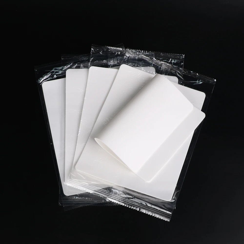 3/5/10/15pcs Tattoo Practice Blank Skin Microblading Dsouble Side Synthetic Rubber Fake Skin Eyebrow For Tattoo Beginner