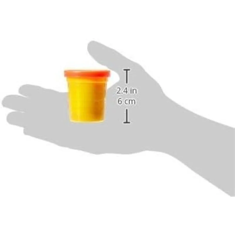 10-Pack Clay Case dengan Berbagai Warna Tidak Beracun 2 Oz. Hadiah Sekolah, Hadiah Acara, & Souvenir Pesta, Mainan Prasekolah untuk Anak Usia 2+