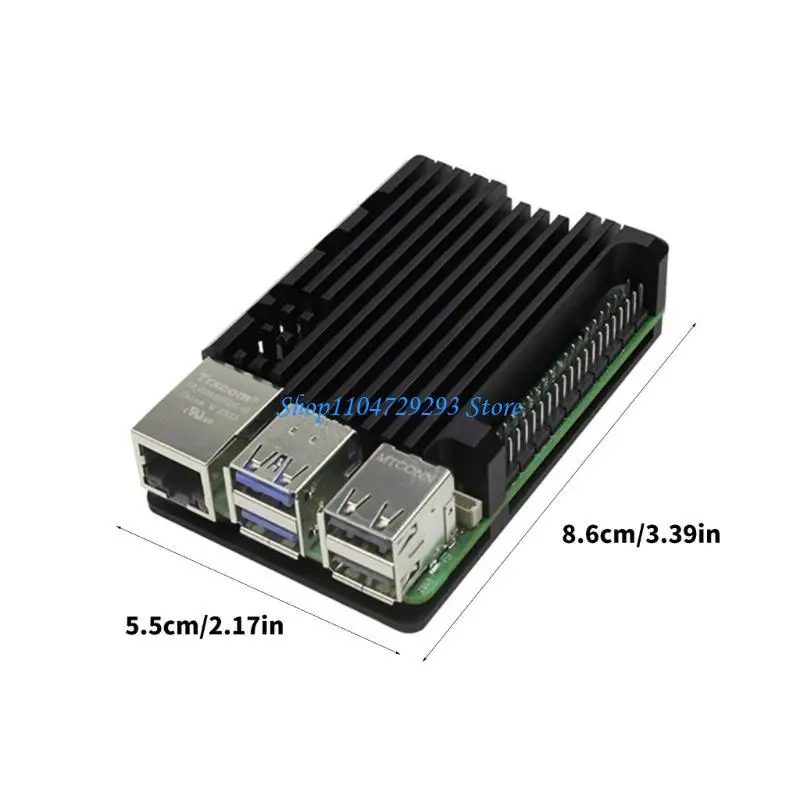 Case accesor aleación aluminio Y2GD con ventilador/ventiladores enfriamiento pasivo para caja disipación