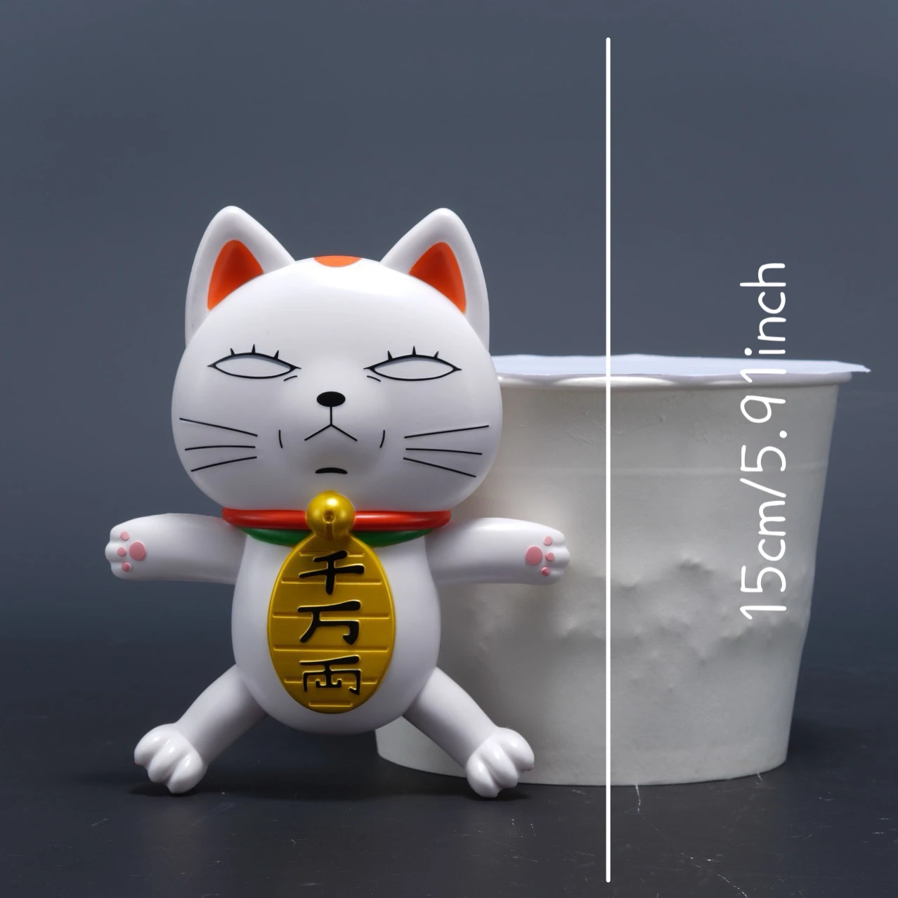 15 centimetri Anime Dan Da Dan Maneki Neko Turbo Granny Action Figurine Modellazione Modello di Gatto Collezione di Giocattoli Pressato Tagliatelle Istantanee Regalo