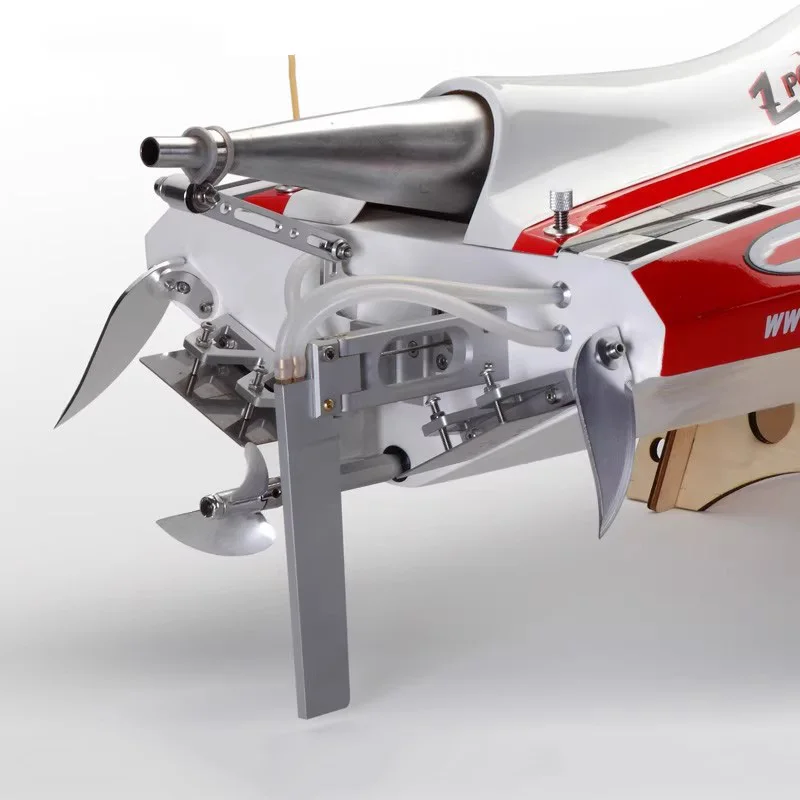 Motor Edelstahl Auspuffrohr Abgestimmtes Rohr Zubehör für 26/29/30/32cc Zenoah Motor RC Boot