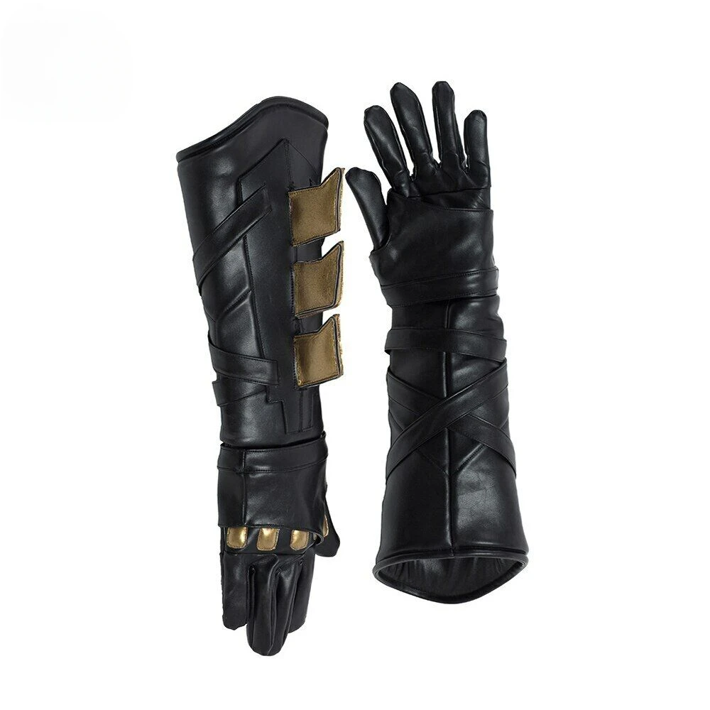 Film dunkle Ritter Fledermaus Superheld Bruce Wayne Cosplay Handschuhe Armband Michael Keaton Fledermaus Version Halloween Kostüm Zubehör