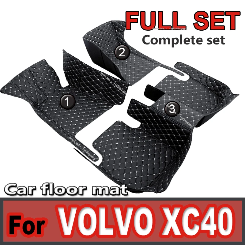 

Car floor mats for VOLVO XC40 2019 2020 2021 2022 2023 Interior Details Car Accessories Carpet