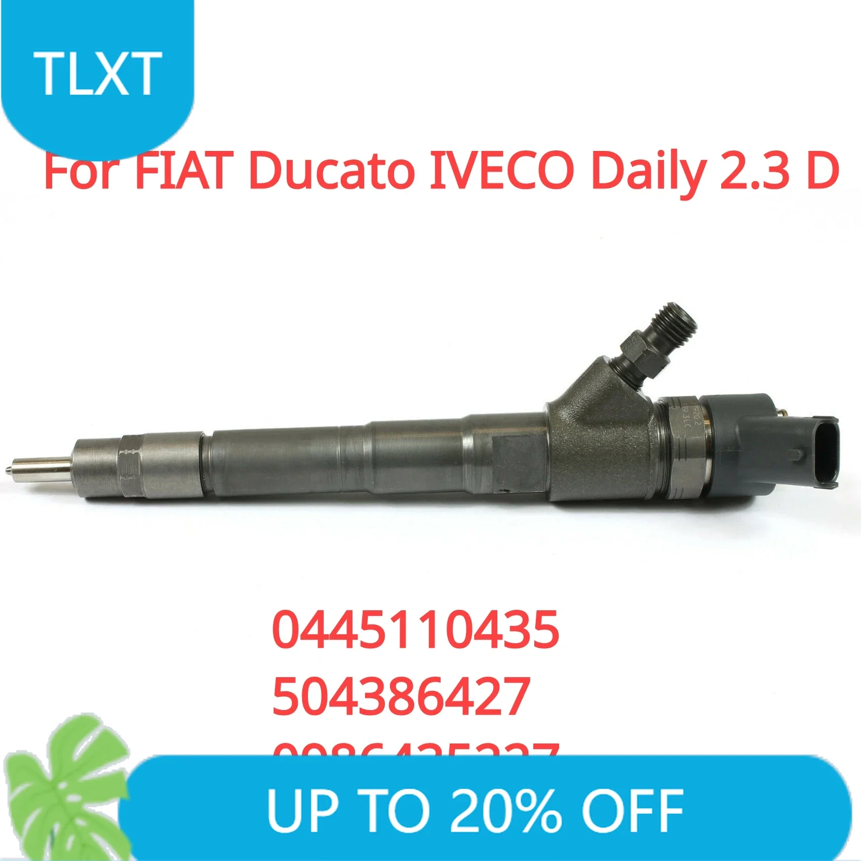 

0445110435 New Common Rail Diesel Fuel Injector Nozzle For FIAT Ducato IVECO Daily 2.3D 504386427, 0986435227