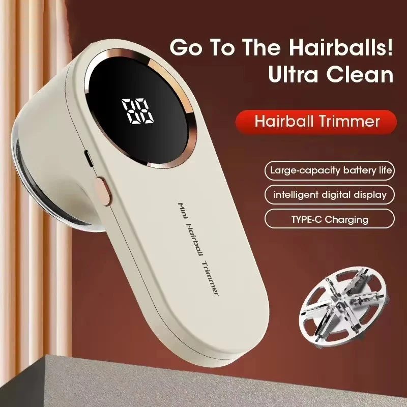 

Youpin Lint Remover For Clothing Portable Electric Fuzz Pellet Remover LED Display Rechargeable for Clothes Shaver Fluff Remover