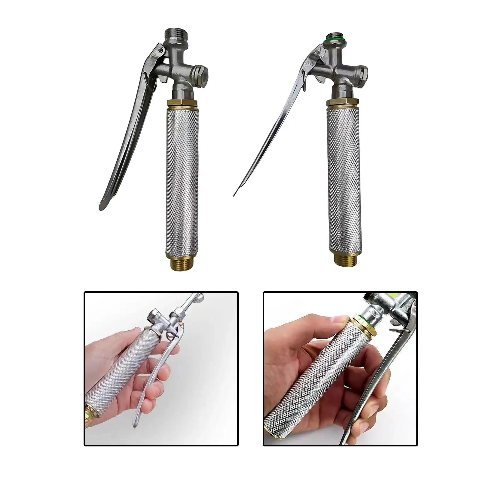 Garden Sprayer Handle Part Accessory Sturdy 14x1.5mm Connector Comfort Tool Replacement High Performance Metal for Gardening
