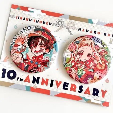 Toilet-bound Hanako-kun Badge Hanako Yashiro Nene Anime Peripheral Cute Cartoon Originality Brooch Schoolbag Decoration Gifts