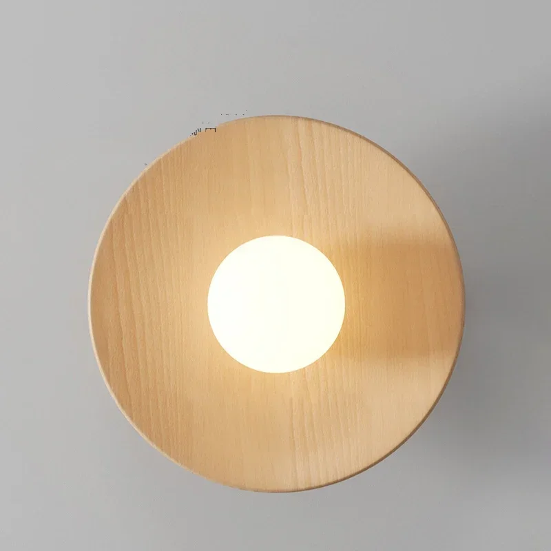 Japanese Wooden Ceiling Light Led Wall Light for Room Bedroom Hallway Hallway Light Entry Hall Decorative Lighting