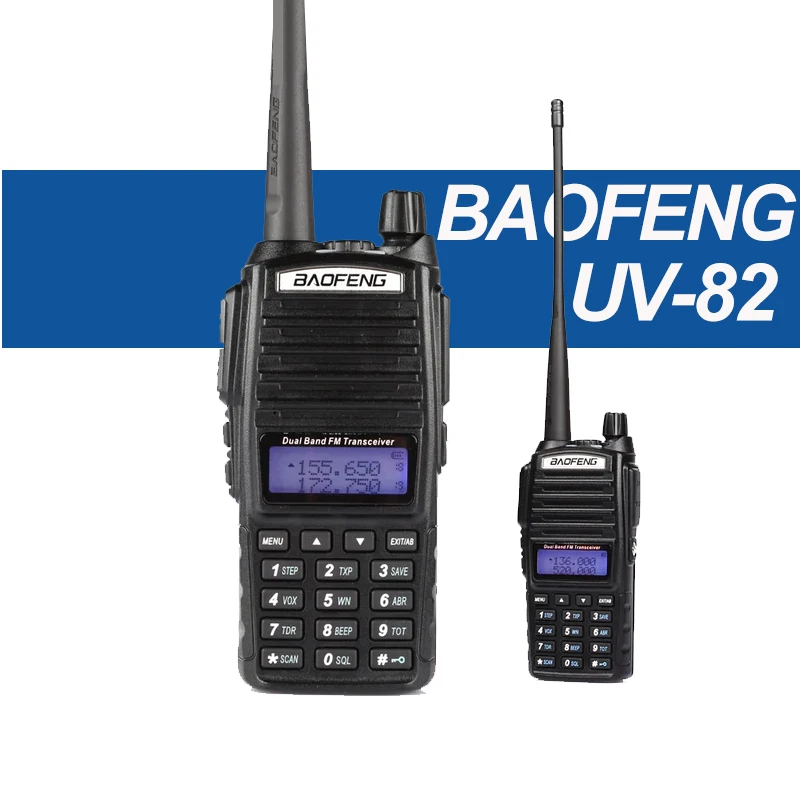 Factory outletUV-82 Walkie Talkie Optional 5W Baofeng Radio UV82 Dual PTT Two Way Radio FM