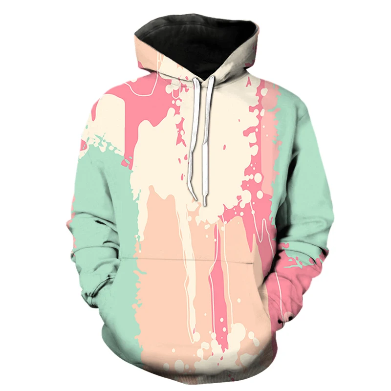 

Abstract graffiti 3D Hoodies Unisex Fashion Casual Long Sleeve Pullover Anime Print Streetwear Oversized Hooded Sweatshirts Tops