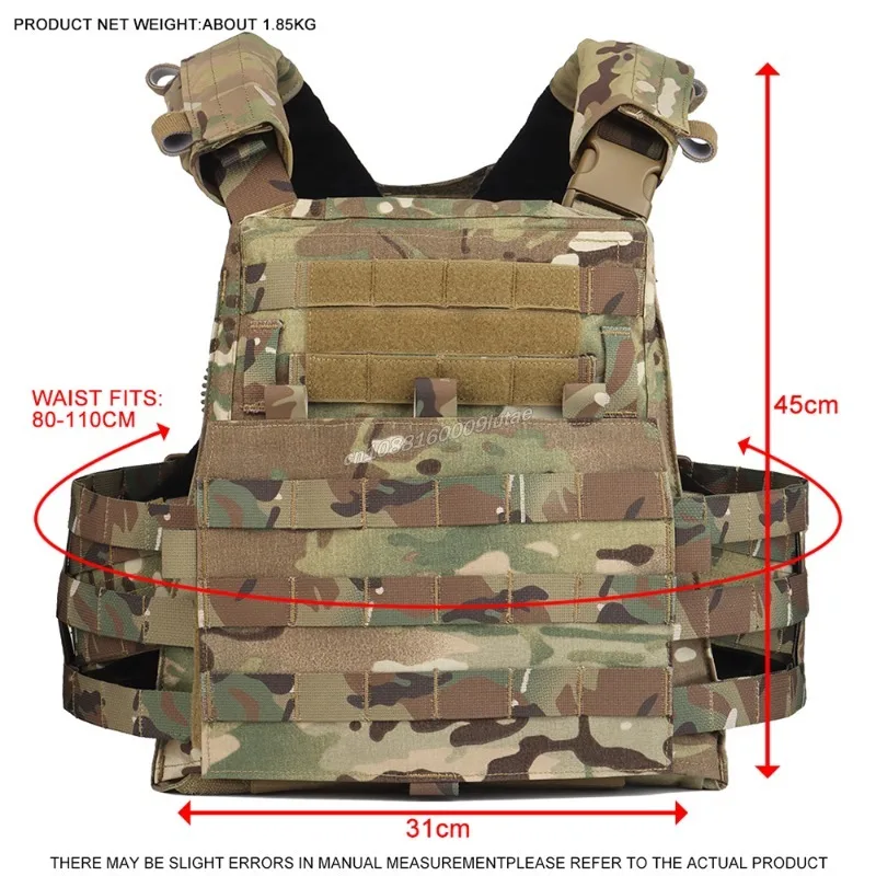 AVS MBAV Tactical Vest Adaptive Modular Plate Carrier Quick Release Comfortable MOLLE All-Terrain Outdoor Airsoft Training Gear