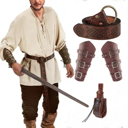 Medieval Sword Frog Belt Waist Sheath Scabbard Adult Warrior Armor Cosplay Accessories Rapier Leather Buckle Strap Holster