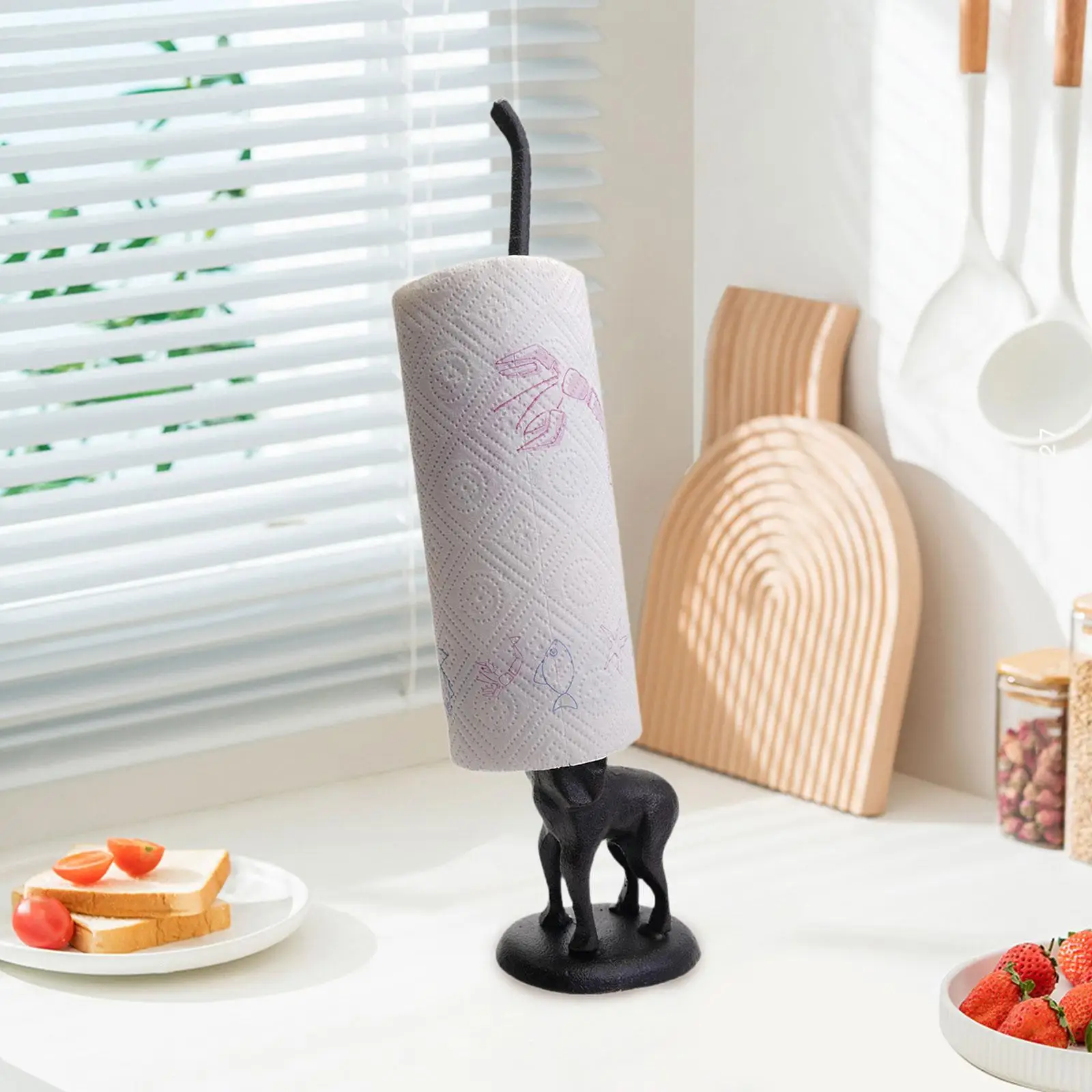 

Держатель для туалетной бумаги со слоном, 17-дюймовый декоративный держатель для туалетной бумаги для ванной комнаты