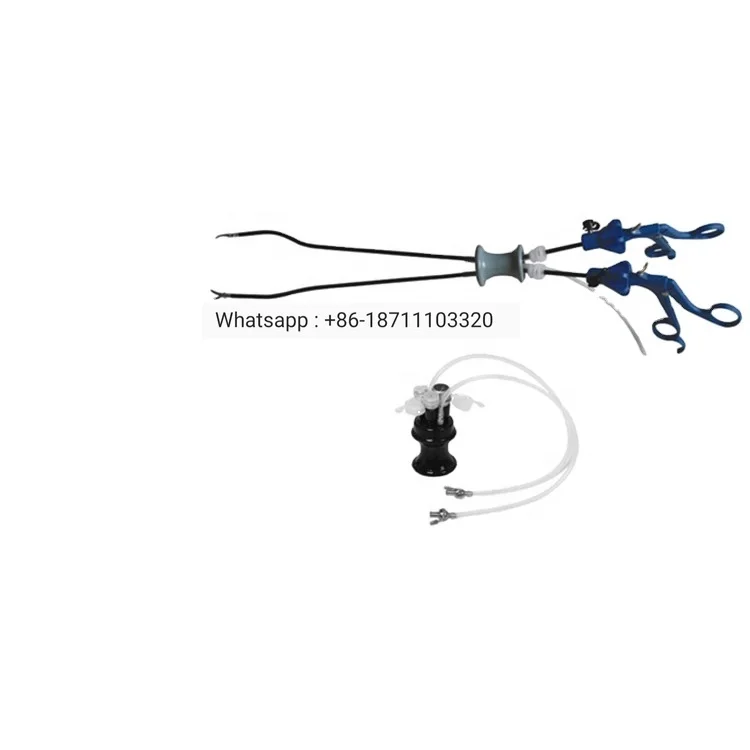 

Reusable Stainless steel plastic curving laparoscopic single hole instruments