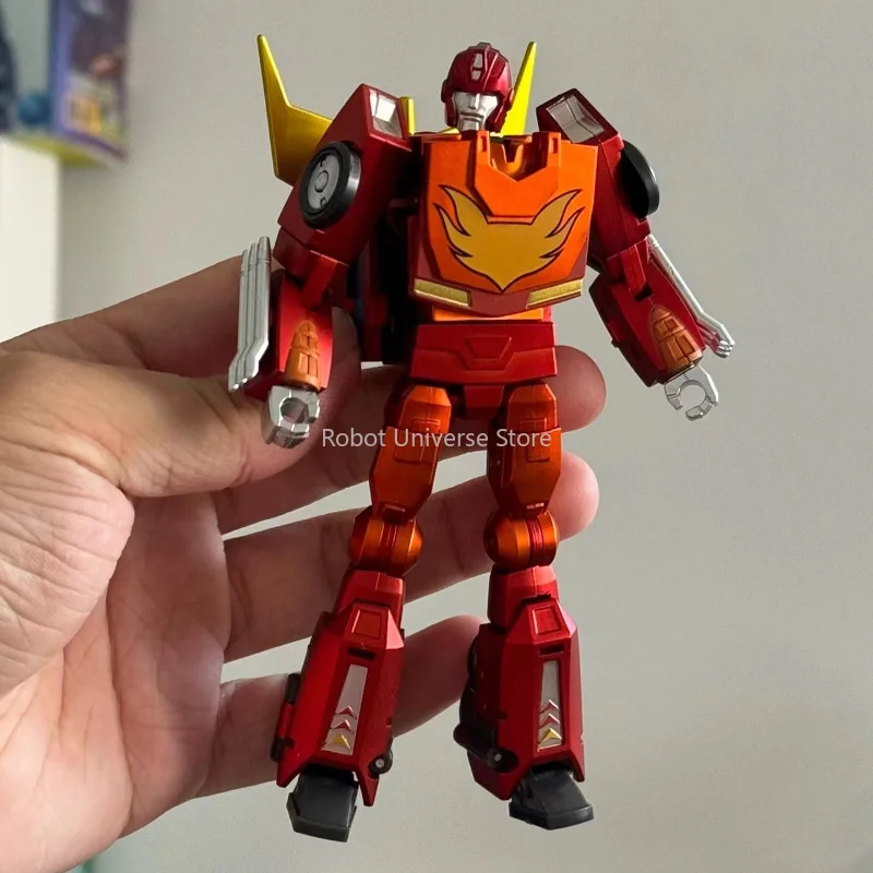 In Stock MFT Transformation Ms-19E Ms19E Metal version Rodimus Prime 12CM Small Scale Action Figure Deformation Robot Alloy Toy