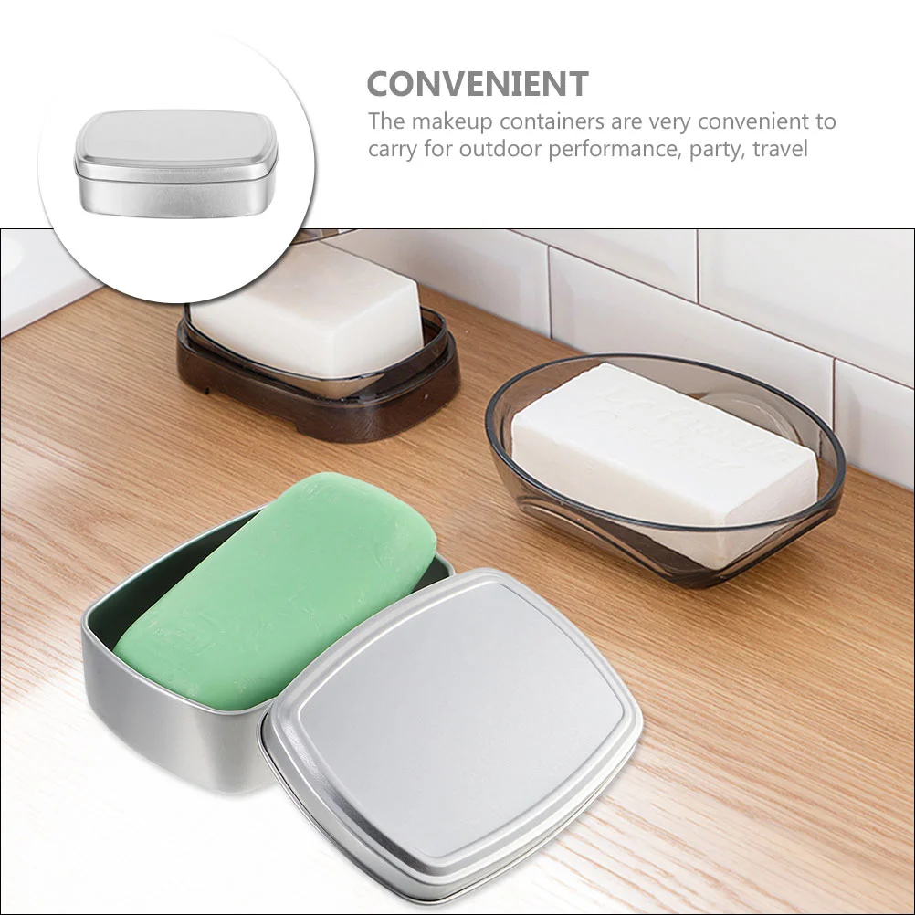 Wear-resistant Aluminum Box Multi-functional Soap Storage Box Portable Smooth Soap Case