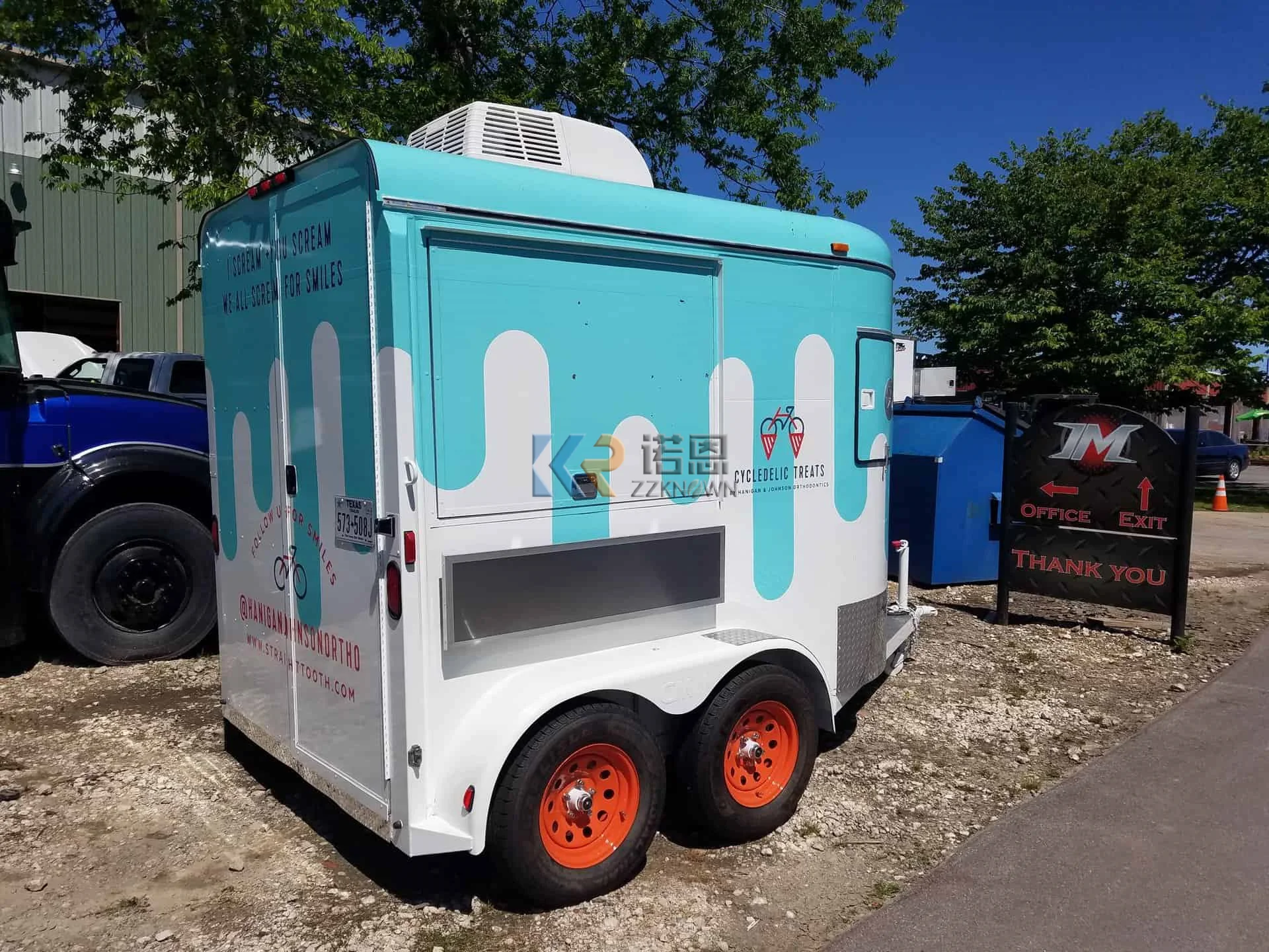 Usa BBQ Hotdog Food Cart Snack Machines Food Truck with Full Kitchen Horse Trailer Mobile Bar Coffee Catering Trailer Dining Car