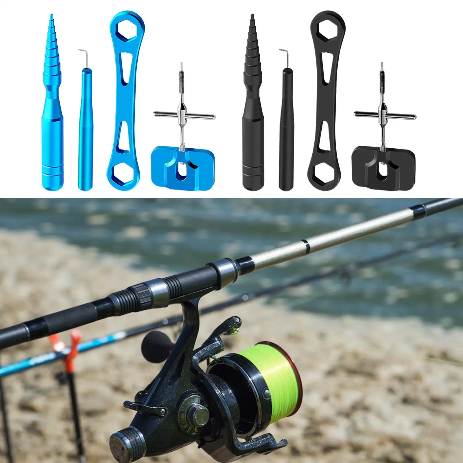 

Fishing Reel Maintenance Tool Fishing Gear Maintenance Kit Portable Angling Reel Care Set For Kayak Surf Boat Shore Saltwater