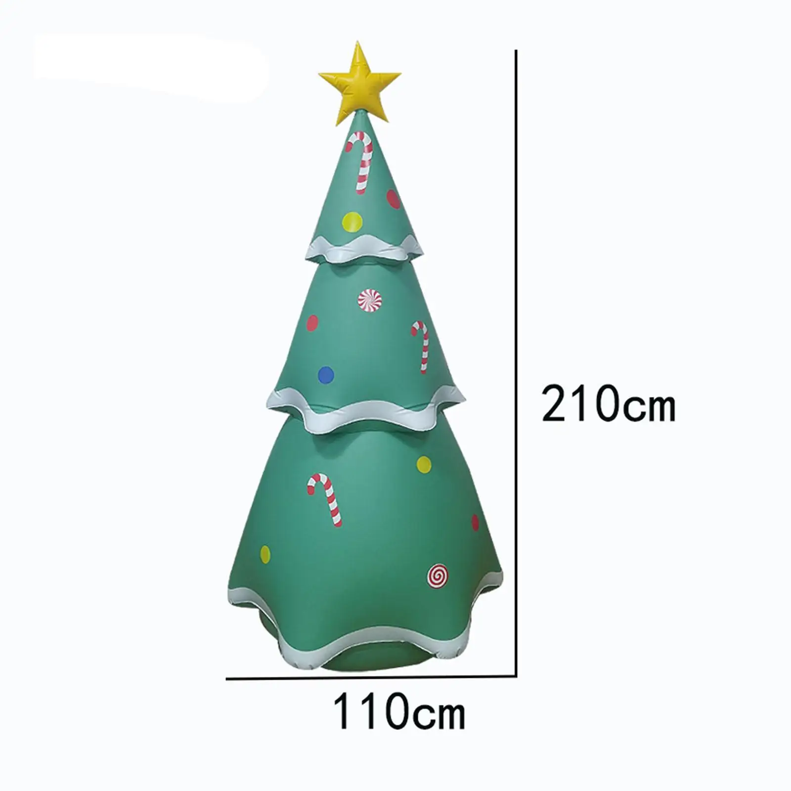 Inflatable Christmas Tree Christmas Yard Decoration Home Furnishing Portable