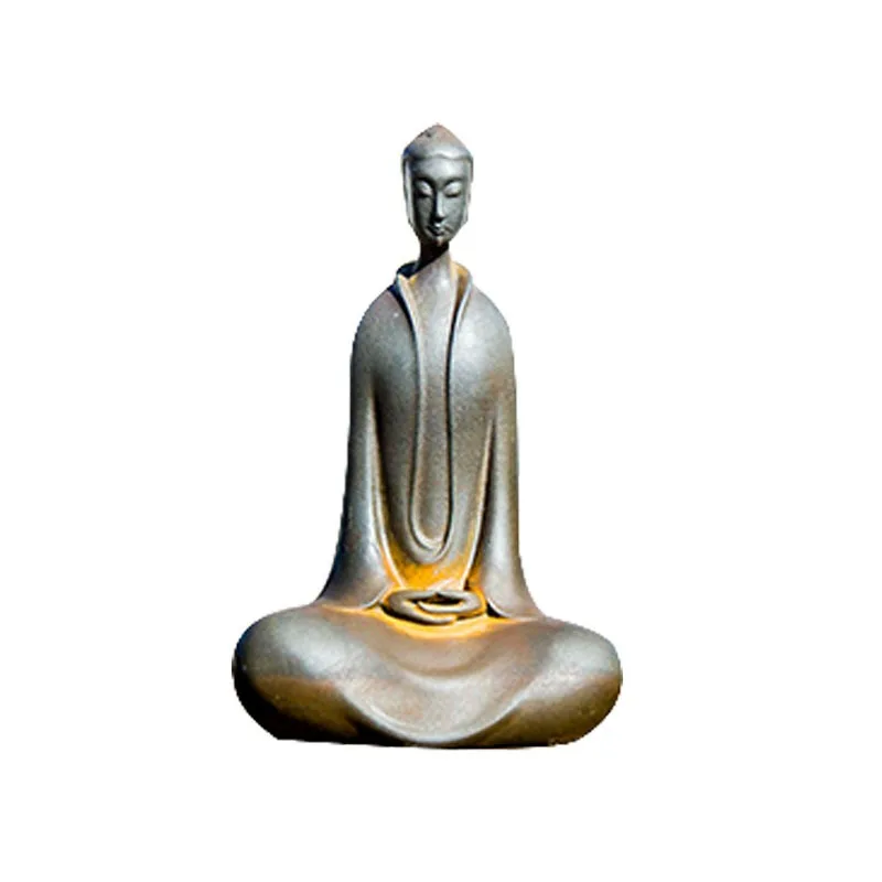 New Chinese Zen Northern Wei Style Buddha Statue Premium Handmade Resin Art Decor for Home Living Room Desktop