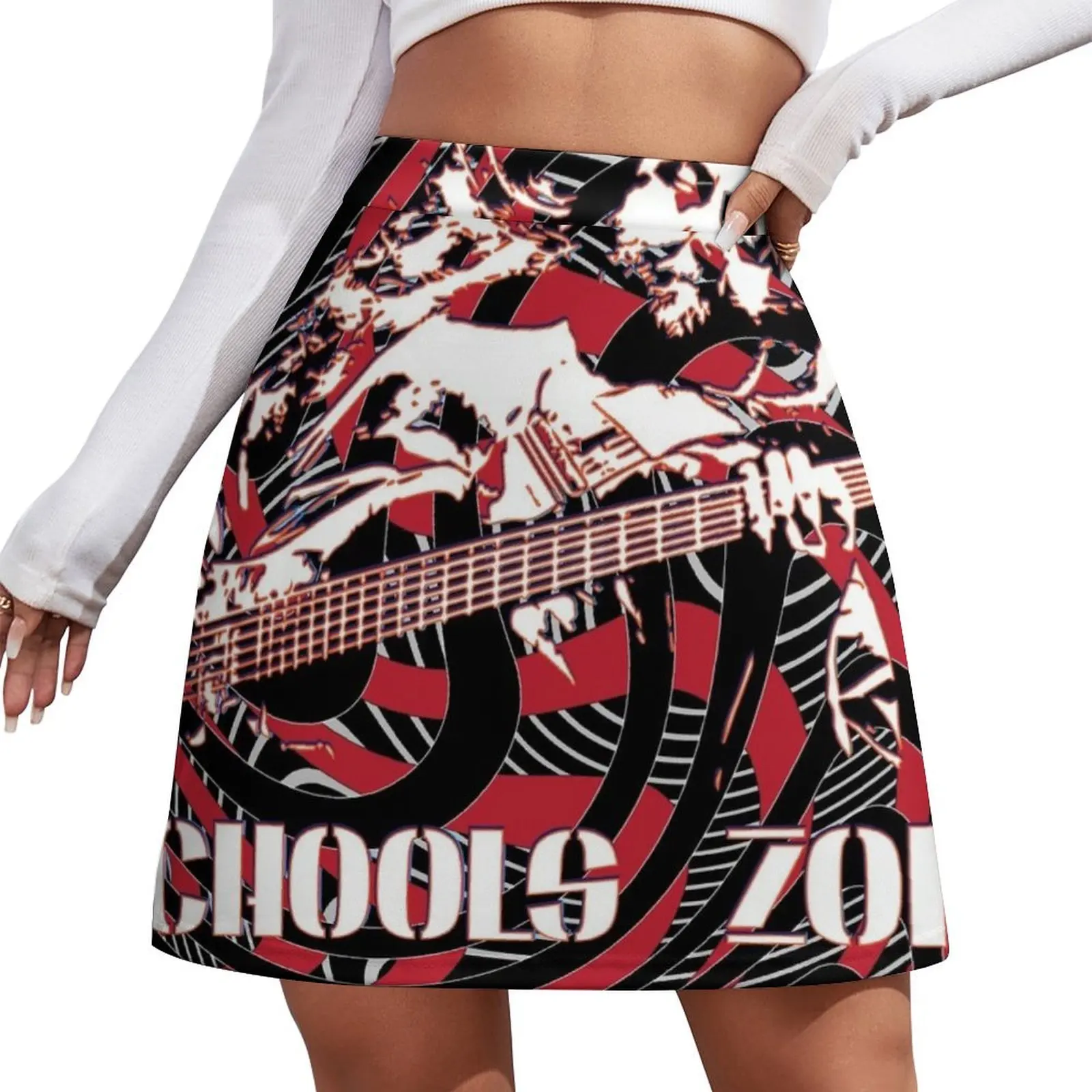 Schools zone. swirl 2.0 Mini Skirt Miniskirt skorts for women luxury women's skirt elegant skirts for women