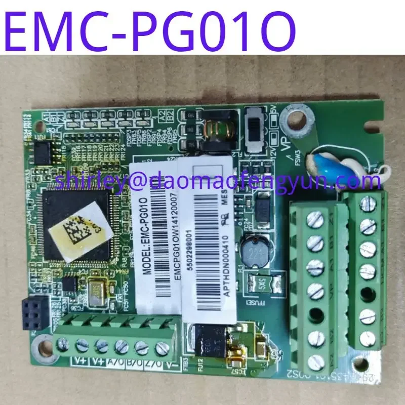 Used Original Delta C2000 frequency converter PG card EMC-PG01O