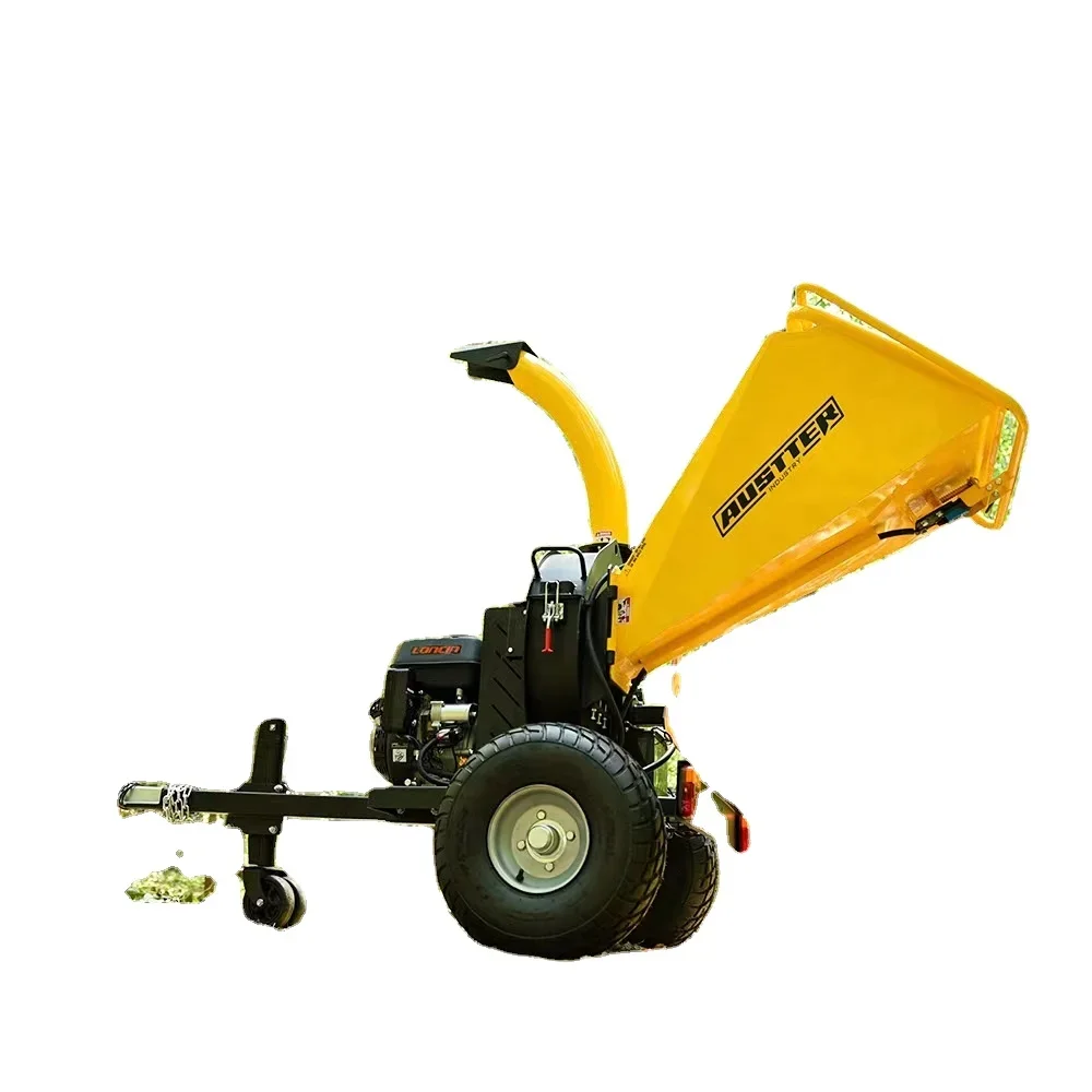 

Self-Feeding ATV 15HP Gasoline 120mm Wood Chipper Shredder Branch Garden Tree Shredders Machine China wood Chipper