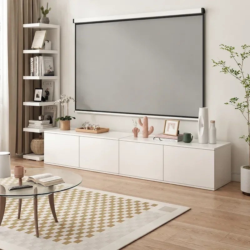 Modern Simple TV Cabinet and Coffee Table Combo for Living Room Compact Design Suitable for Small Apartments Economical